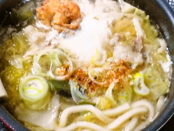 鍋翌朝のうどん