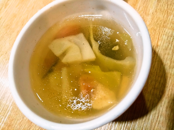 豆腐入り野菜スープ