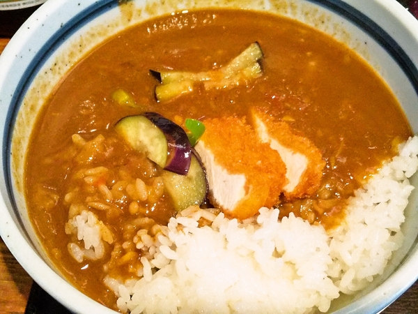 チキンカツカレー丼