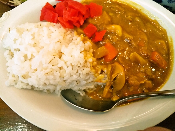 麦飯カレー