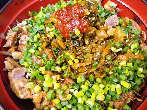 焼豚高菜丼