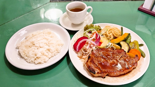 ランチハウス・リリィ＠京都・福知山のポークステーキ定食