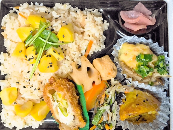 栗ご飯弁当