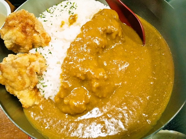 鶏白湯カレー大盛り