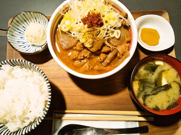 もつ煮ランチ