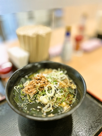 納豆若芽蕎麦