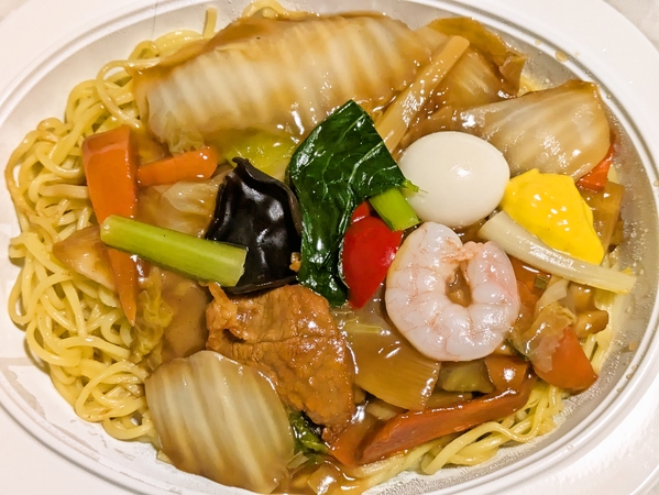 五目餡掛け焼きそば