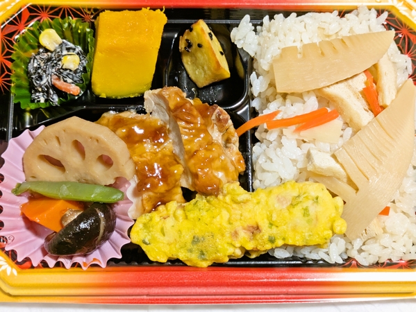 筍ご飯弁当