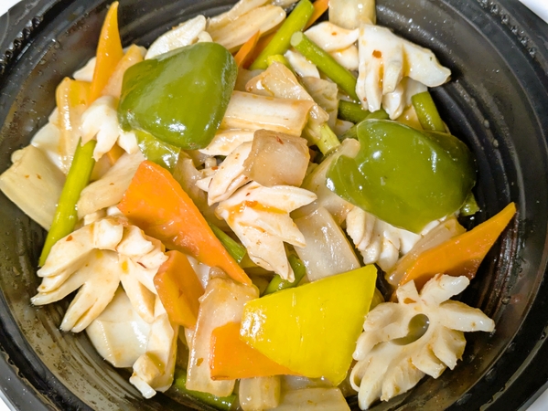 イカ野菜炒め