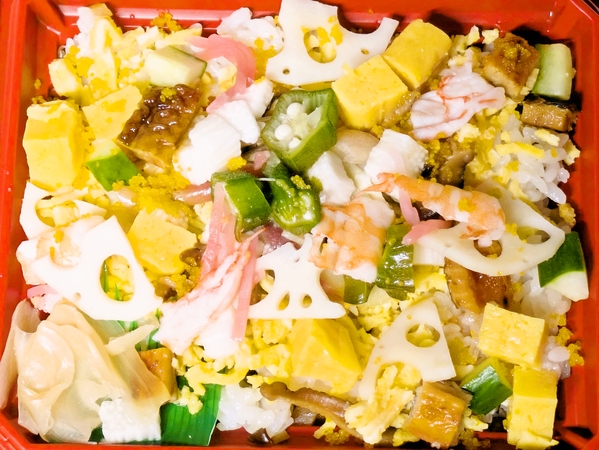 夏野菜バラ寿司