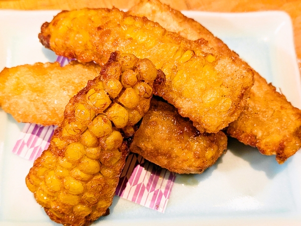 トウモロコシの唐揚げ