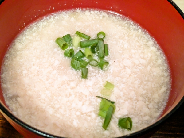 ネギ豆腐汁