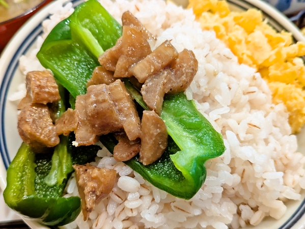 お肉では無く味噌ごぼう