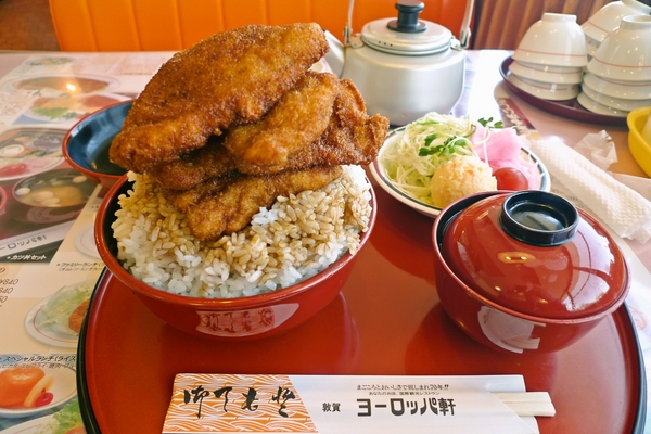 ヨーロッパ軒のソースかつ丼（カツ・ご飯大盛り）