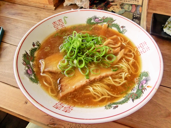 醤油ラーメン　屋台ラーメン　シナカン＠倉敷