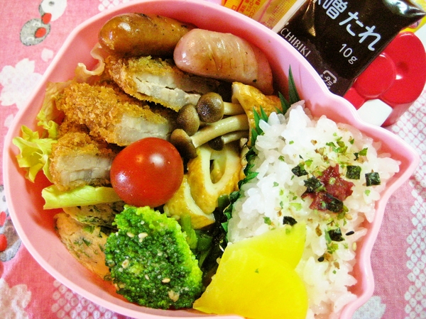 久し振りの揚げ物お弁当