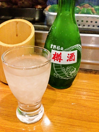 凍結酒@難波の焼き鳥屋 山正