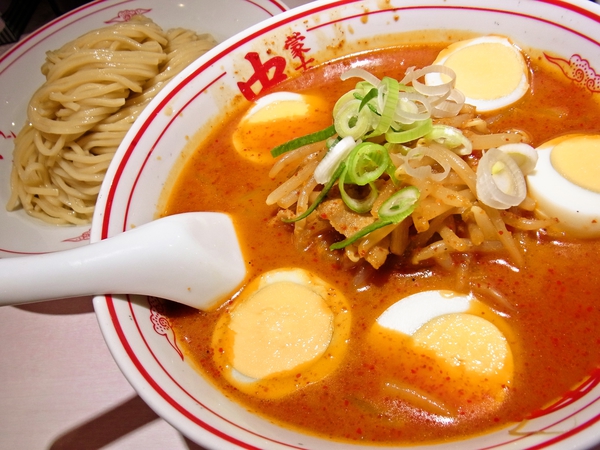 冷やし味噌卵麺＠蒙古タンメン中本・目黒店