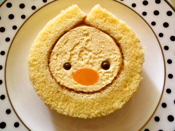 超 美味しく変換 ひよこさんのロールケーキ