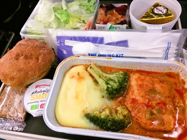 スカンジナビア航空の機内食