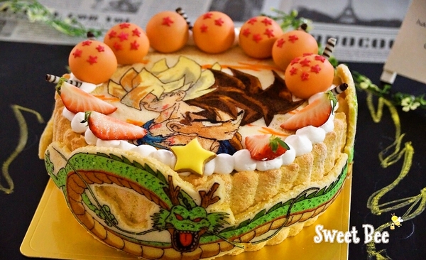 超 美味しく変換 ドラゴンボールケーキ