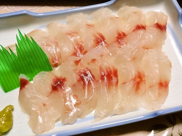 超 美味しく変換 チダイの刺身