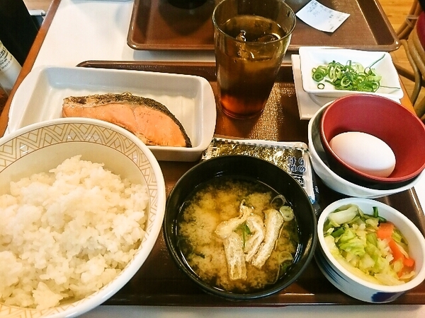 鮭納豆定食(すき家)
