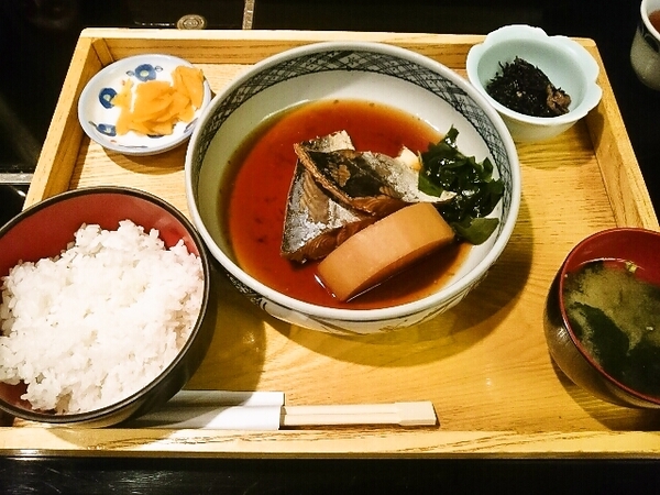 煮魚定食(サゴシ)