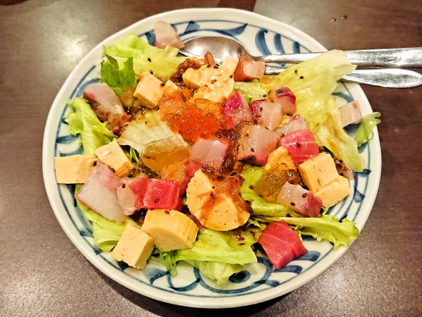 （○ソ）高野＠福知山の海鮮サラダ