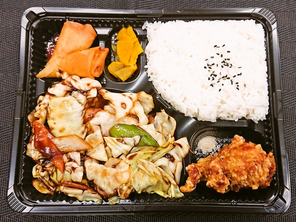 豊味園＠福知山市の回鍋肉弁当（７０２円）