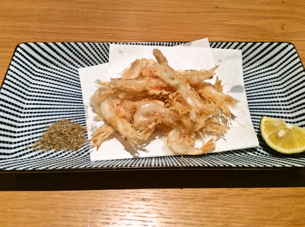 富山県産　白海老の唐揚げ