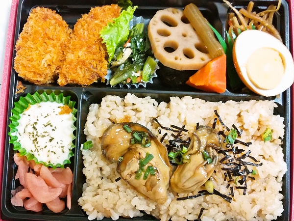 牡蠣ごはん弁当