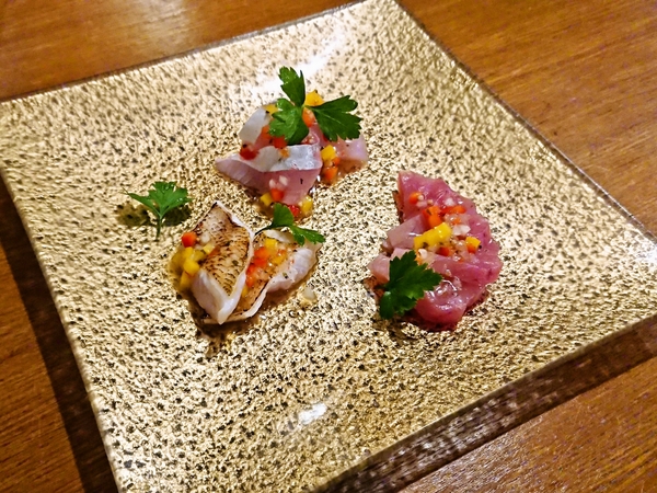 バルにしむらーの＠京都・福知山の本日の鮮魚のカルパッチョ