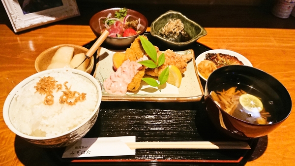 和食Ｂａｒみぞはた＠京都・福知山の「みぞはたランチ」（日替り）191002