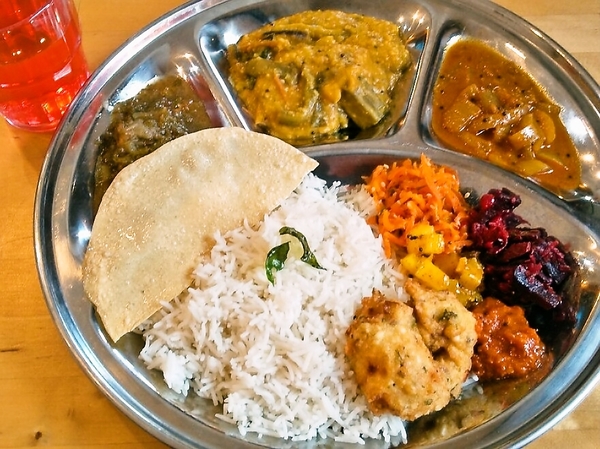 南インド料理のベジミールス
