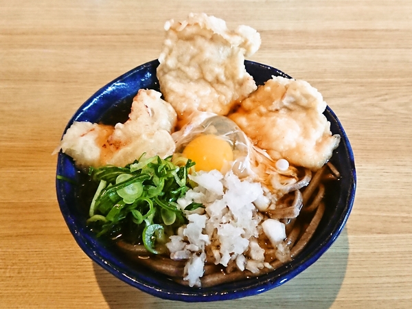 雲原 大江山 鬼そば屋＠京都・福知山の「とり天玉そば」