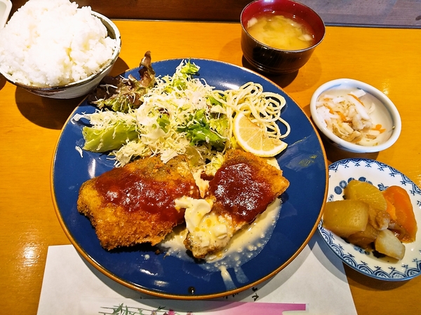 鯖フライランチ