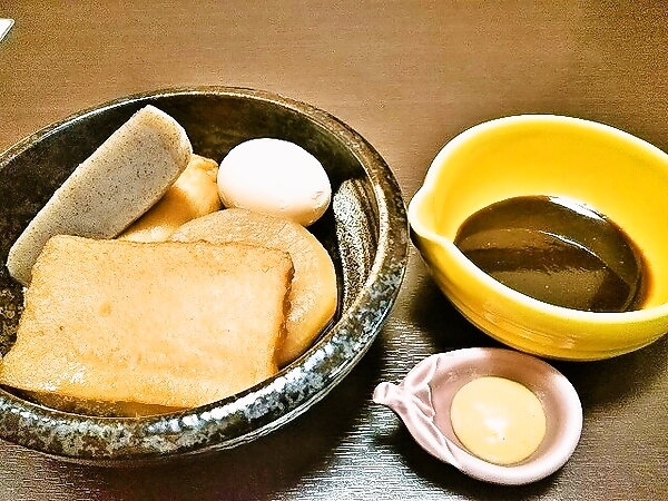 サガミの味噌おでん