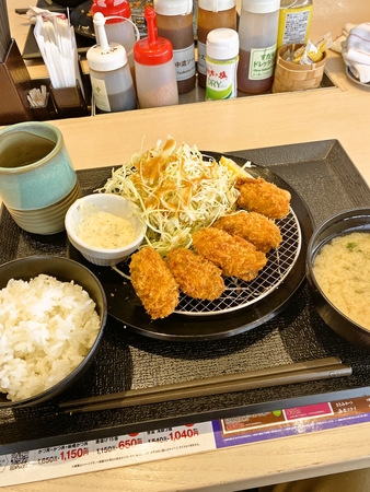 カキフライ定食