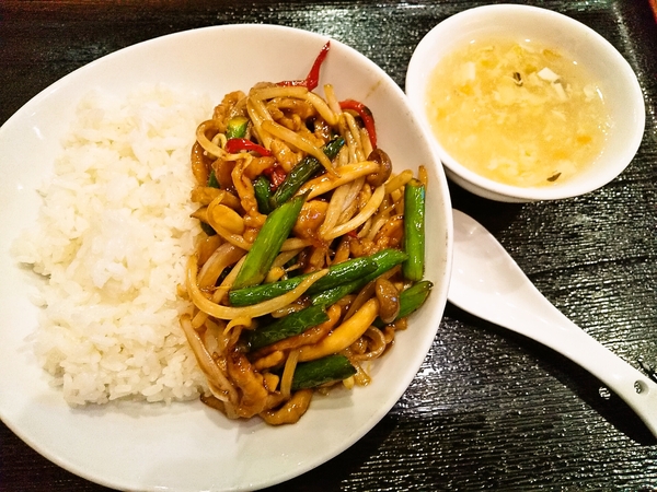 無化調の豚野菜丼