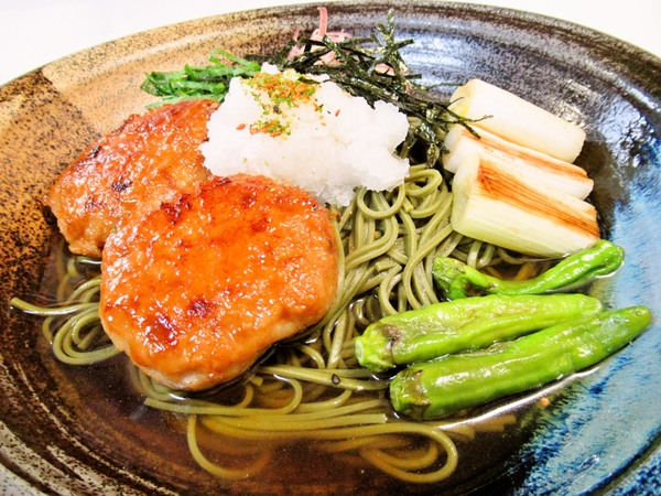 鶏つくねの照り焼きそば