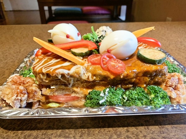 ハンバーグケーキ