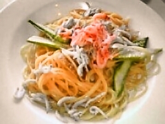 春の素材パスタ