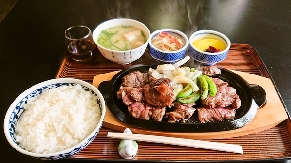 ランチハウス・リリィ＠京都・福知山の和風ステーキ定食
