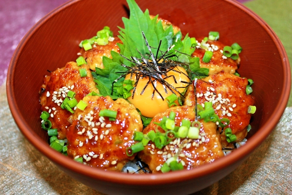 月見つくね丼☆