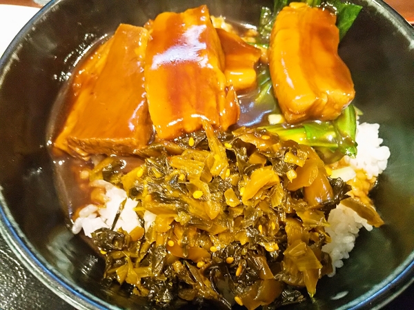 豚角煮丼