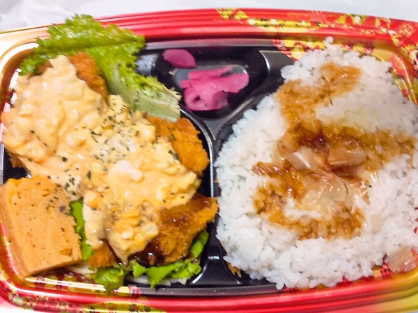 イカフライおかか弁当