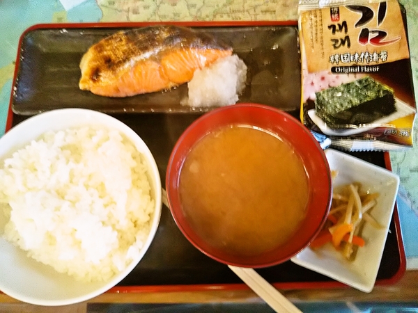 銀鮭定食