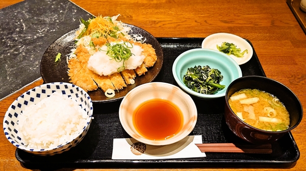 食房 和楽＠京都・福知山のおろしかつ定食