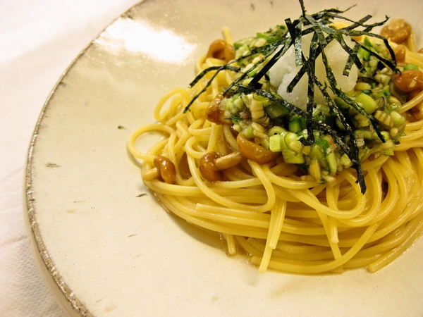 山形「だし」の和風パスタ